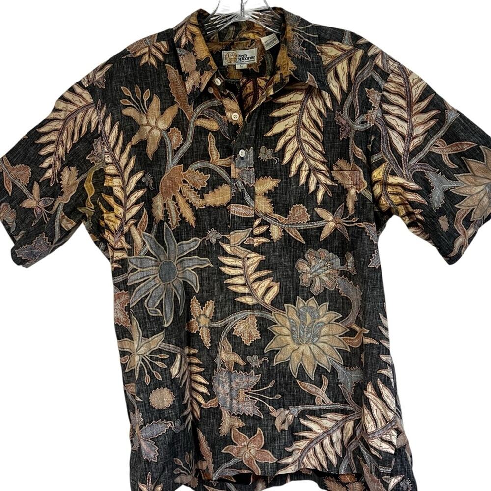 Vintage Reyn Spooner Hawaiian Traditions Reverse Print Shirt | Large